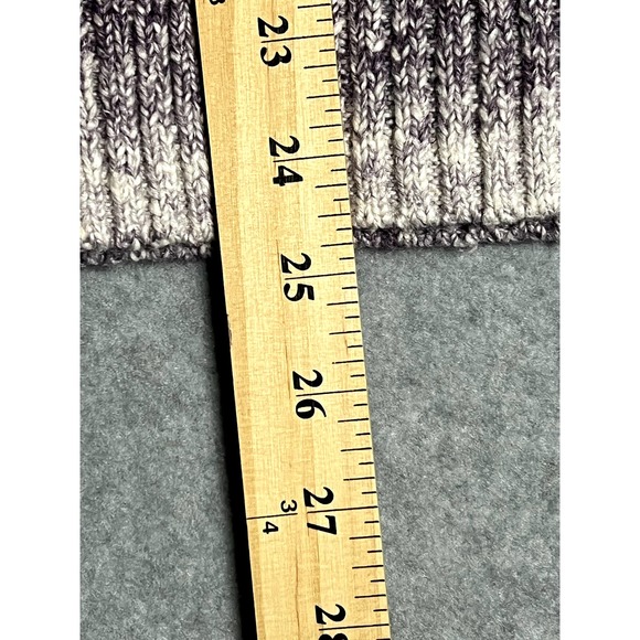 Columbia Sportswear Company Cowel neck cable knit sweater, size medium purple - Picture 8 of 9